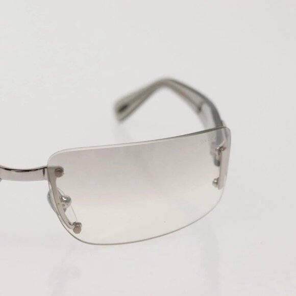 BVLGARI Sunglasses plastic Silver Auth am9072 main image 3